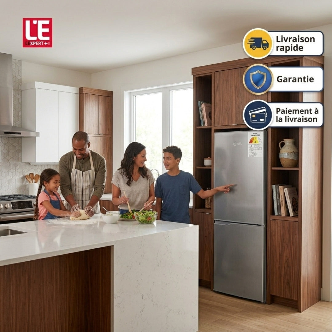 Réfrigérateur Combiné ATL-2C230 – 185 Litres