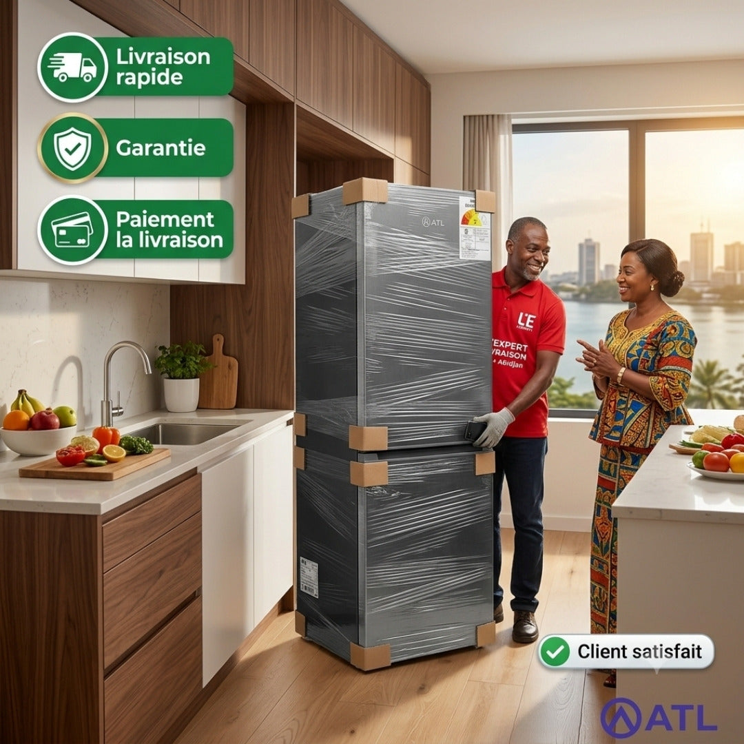 Réfrigérateur Combiné ATL-2C230 – 185 Litres