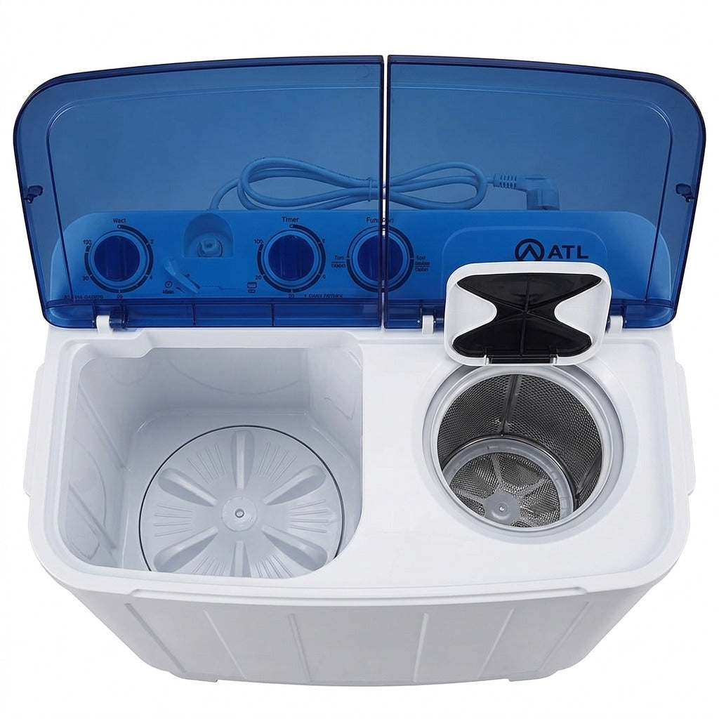 Machine à laver 15 kg semi-automatique ATL – Twin Tub – ATLWM-XPB150