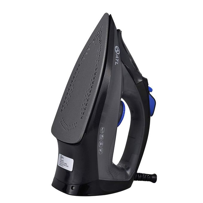 ATL Fer A Repasser A Vapeur 1200W - ATL-SW639 - Noir Gris - Fonction Self Cleaning - Cordon Flexible 360° - Protection Contre Surchauffe