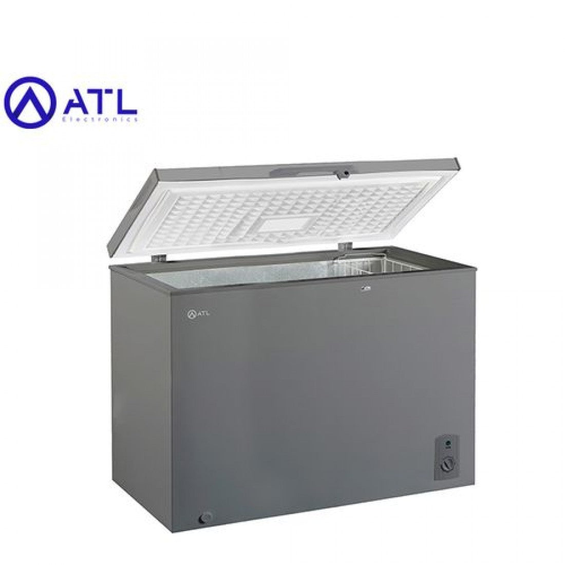 ATL Congélateur Horizontal ATL - 380l - 01 Porte - Serrure - 01 Panier - Inox&Silver - CFATL-520