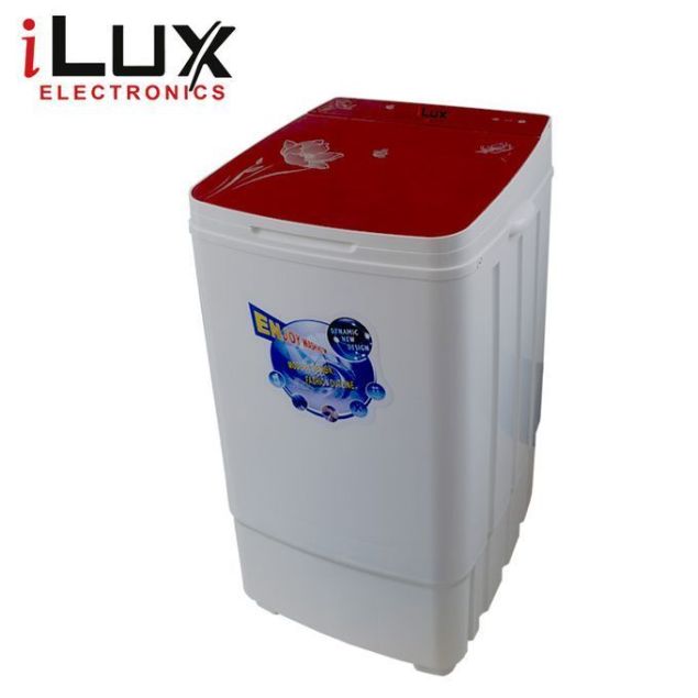 ILUX : Machine à Laver Semi-Auto-10Kg - WLX-8010 BLANC
