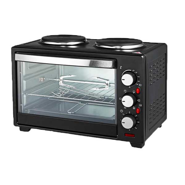 FOUR ELECTRIQUE 48L AVEC 2 PLAQUES CHAUFFANTES ILUX GARANTIE : 03 MOIS