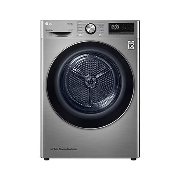 SÈCHE-LINGE À POMPE À CHALEUR À DOUBLE INVERSEUR 9 KG LG RH90V9PV8N