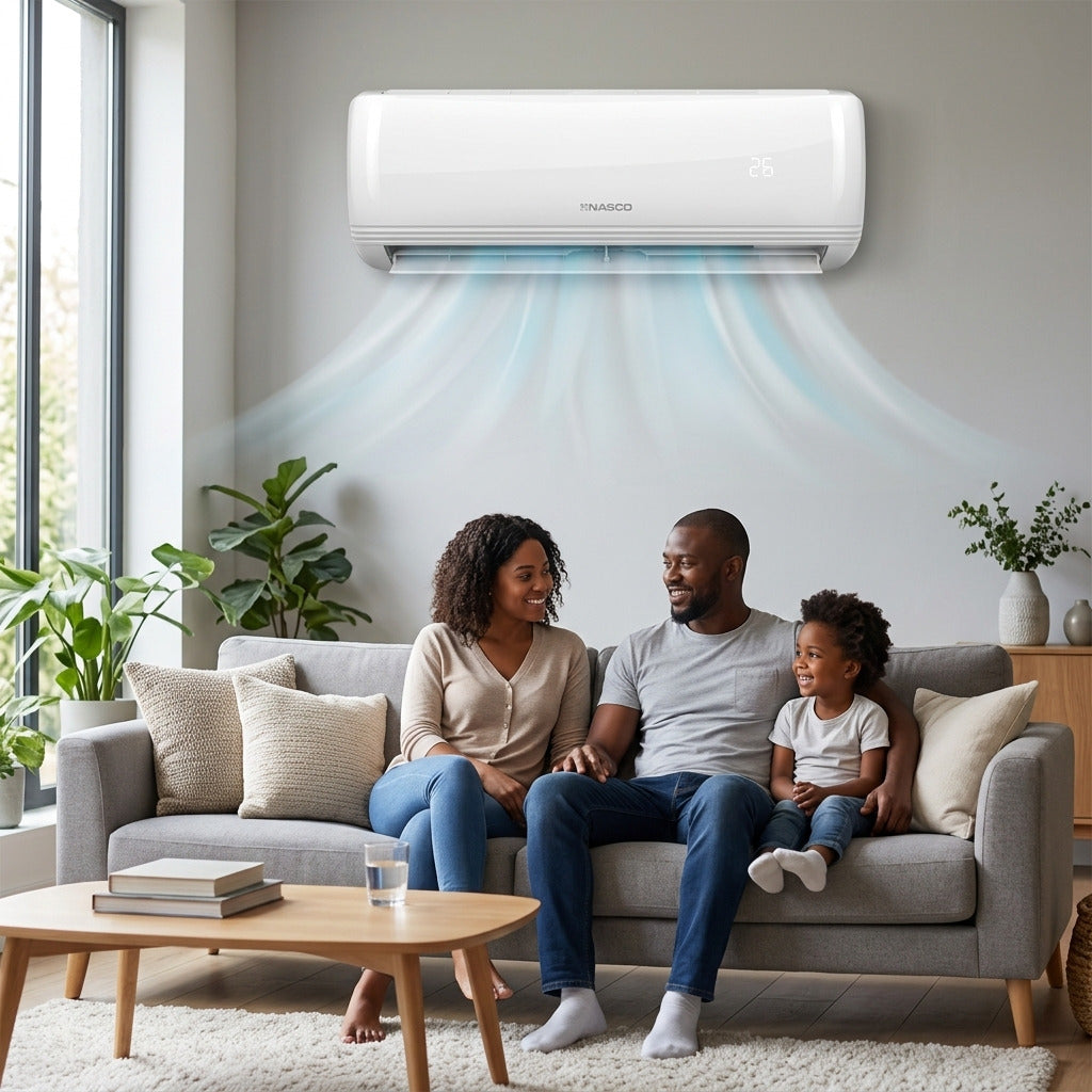 Nasco Split 1.5CV – R-410- Garantie 06 Mois