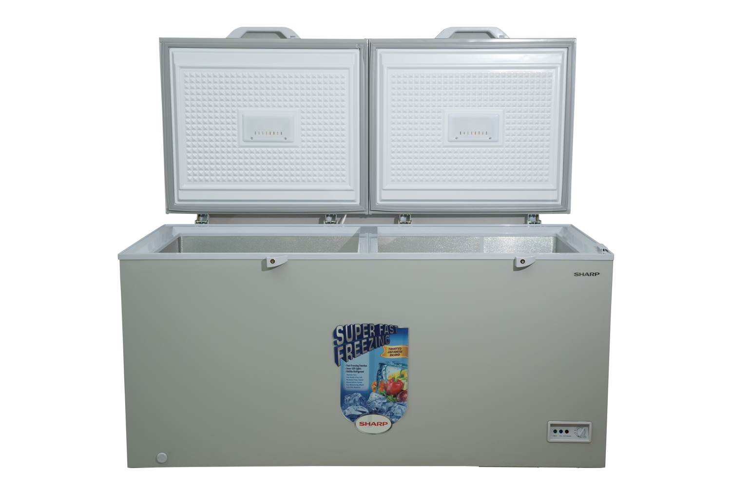 Sharp 502L (Net) 660L (Gross) SCF-K660XL-SL3 Chest Freezer