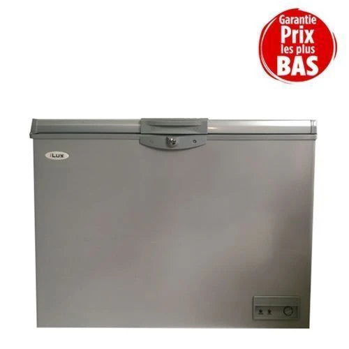 Ilux Congélateur Coffre ILCH500 - 500 L - Congélation Rapide - Gris - Garantie 6 Mois