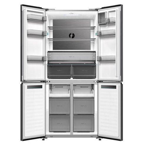 SMART TECHNOLOGY Réfrigérateur Combiné Américain 4 Battants NOFRST INVT SMART 518L (STCB-600M)-Gris / / Garantie 03 Mois