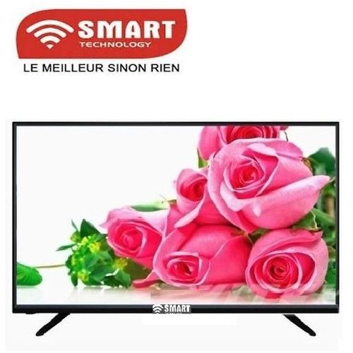 SMART TECHNOLOGY TV FHD LED 40’’ Numérique Avec Support Mural (STT-5140SA) -WIFI - HDMI-USB-3D-DV3T-DV3T2-Noir / Garantie 03 Mois.