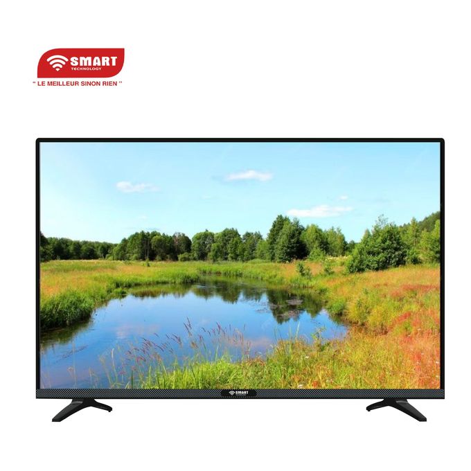 SMART TECHNOLOGY TV FHD LED 43''sous AOSP Android 14 (STT-4301GS)- Wifi -YouTube, Netfl / -/ 2 Ports HDMI-USB-3D-DV3T2-Noir / Garantie 03 Mois