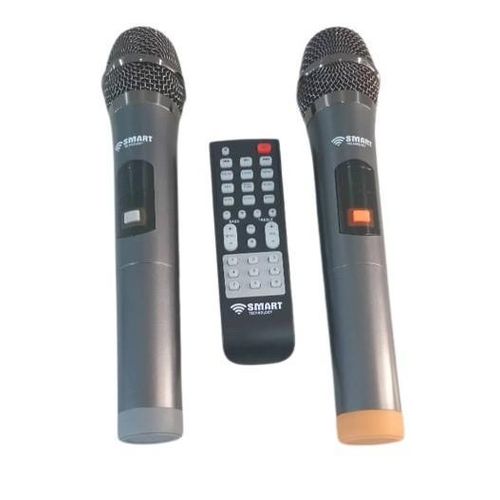 SMART TECHNOLOGY Haut-Parleur Rechargeable -STHP-3080E -1000W- 2x10'' – Bluetooth – USB – AUX – 2xMicros – Télécommande – Noir –Garantie 3 Mois