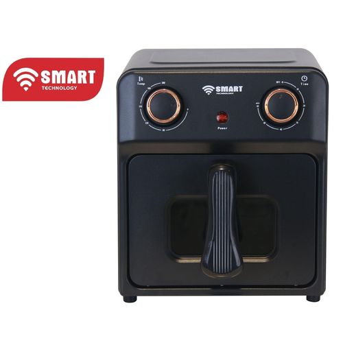 SMART TECHNOLOGY Friteuse Sans Huile Multifonctions (STPE-884F) -5L-1400W-AIR FRYER-Noir/