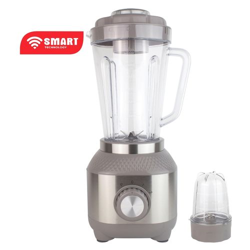 SMART TECHNOLOGY Blender Incassable STPE-3636ILA - 350 W – 1.5 Litres- Mélangeur 2 En 1 Avec Broyeur- Couleur Azur