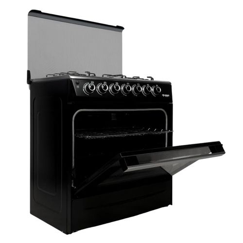SMART TECHNOLOGY Cuisinière Couleur Noir 5 Feux Automatique Avec FOUR 80x50 Smart (STC-8050BC)-Garantie 3 Mois