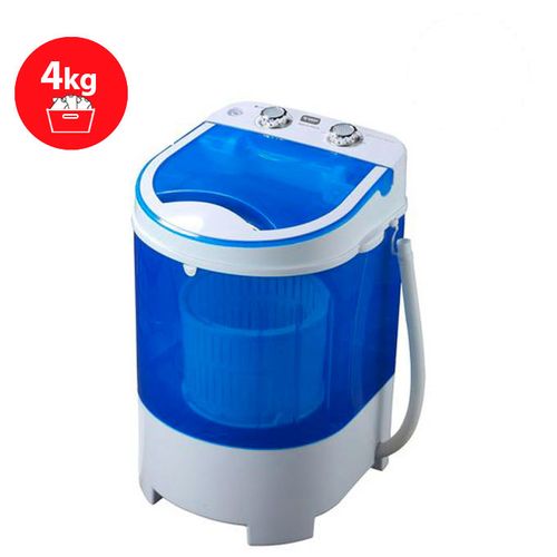 SMART TECHNOLOGY Mini Machine a laver STMLS-4K Semi-Automatique- 4Kg- Lavage et Essorage- Bleu-Blanc-Garantie 3 Mois.