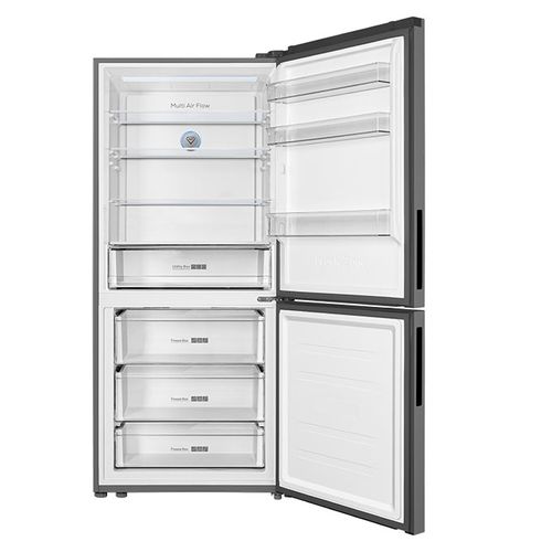 ATL Réfrigérateur Combiné Total No Frost -ATL-2C500N-03 Tirroirs/ 400L/ 02 Portes/ Gris/R600A/A+