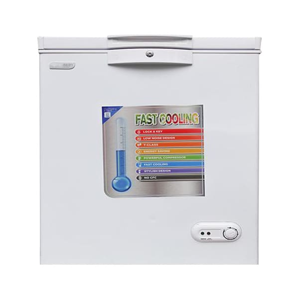 CONGELATEUR COUCHER 131L COULEUR BLANC INTÉRIEUR VITREE SMART TECHNOLOGY
Référence : STCC-200VW