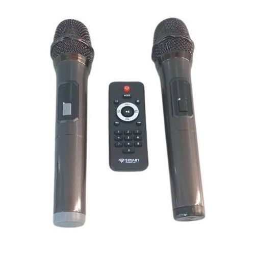 SMART TECHNOLOGY Haut-Parleur Rechargeable -STHP-0100E -1000W- 2x10'' – Bluetooth – USB – AUX – 2xMicros – Télécommande – Noir