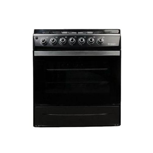 SMART TECHNOLOGY Cuisinière Couleur Noir 5 Feux Automatique Avec FOUR 80x50 Smart (STC-8050BC)-Garantie 3 Mois