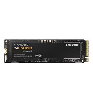 Samsung Disque dur interne 970 EVO Plus MZ-V7S500BW | Disque SSD Interne NVMe M.2, 500 Go, Jusqu'à 3 500Mo/s en lecture